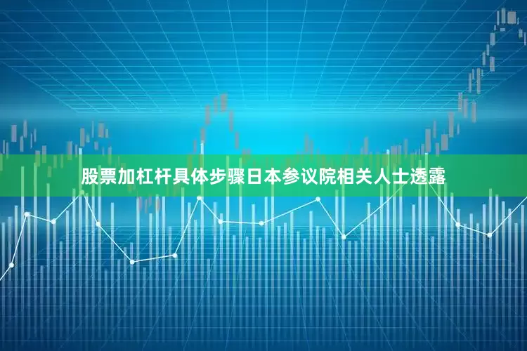 股票加杠杆具体步骤日本参议院相关人士透露