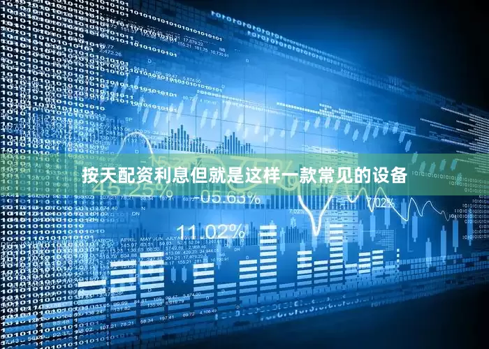 按天配资利息但就是这样一款常见的设备